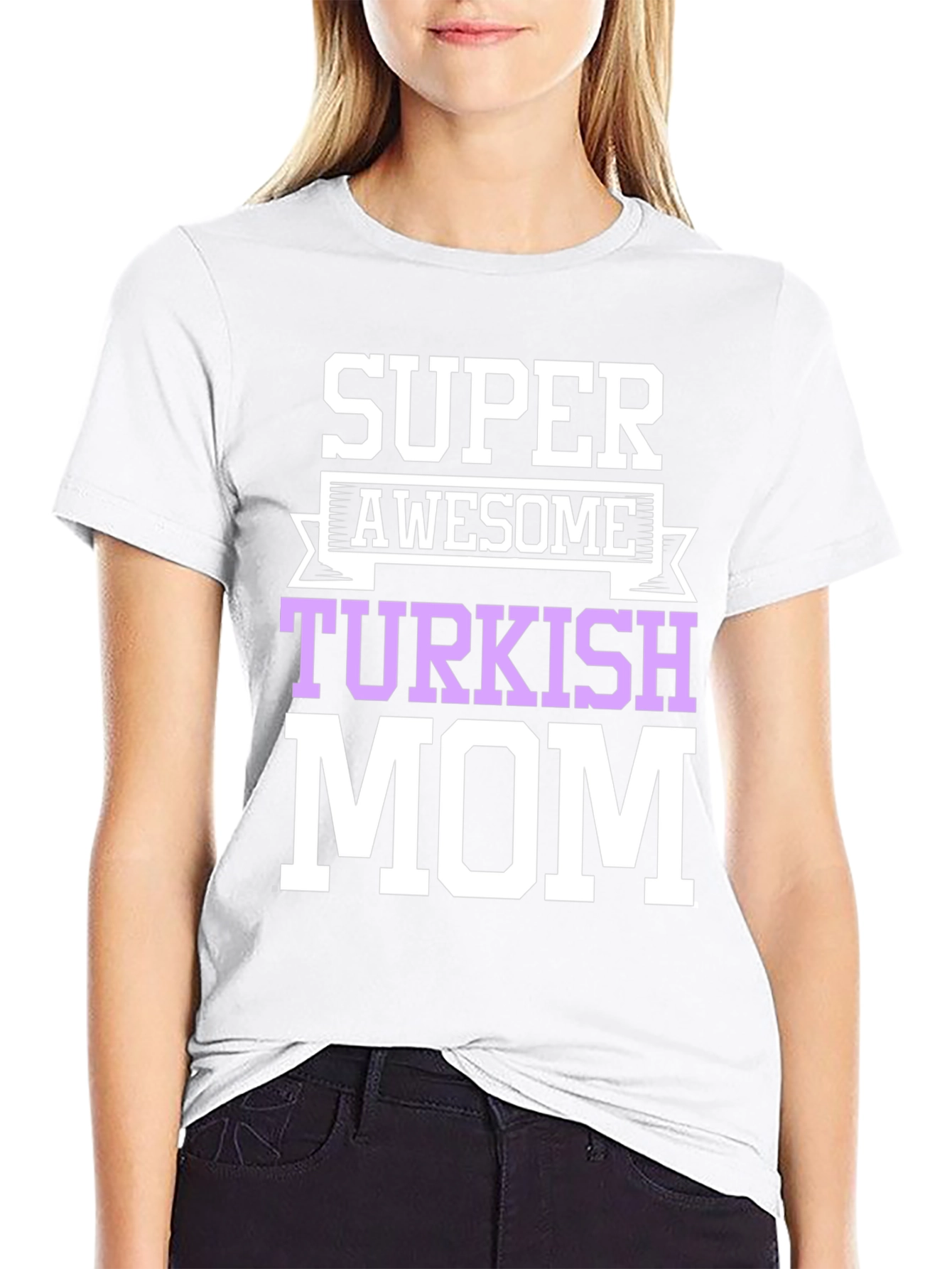 Super Awesome Turkish Mom Graphic Tee