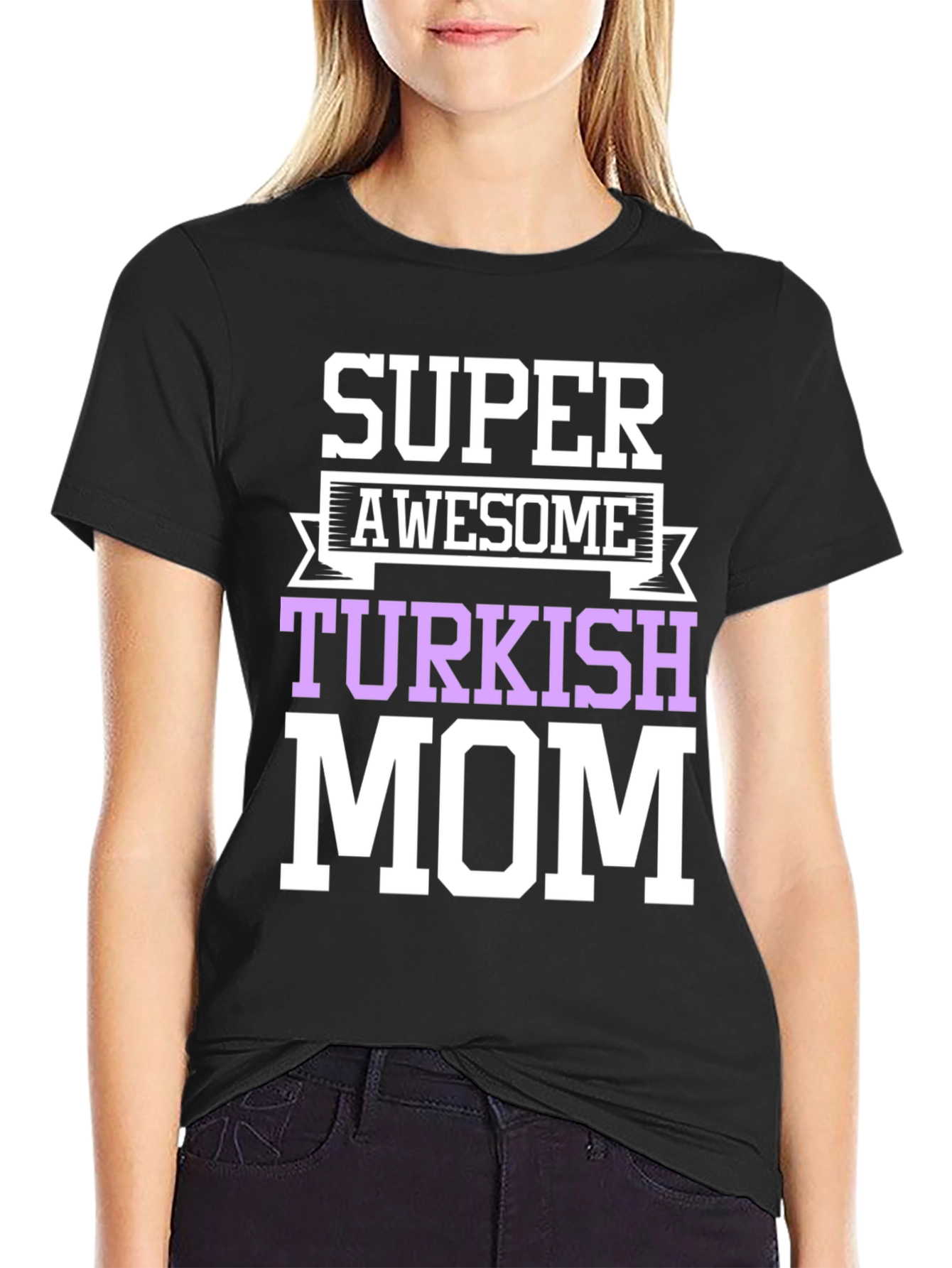 Super Awesome Turkish Mom Graphic Tee