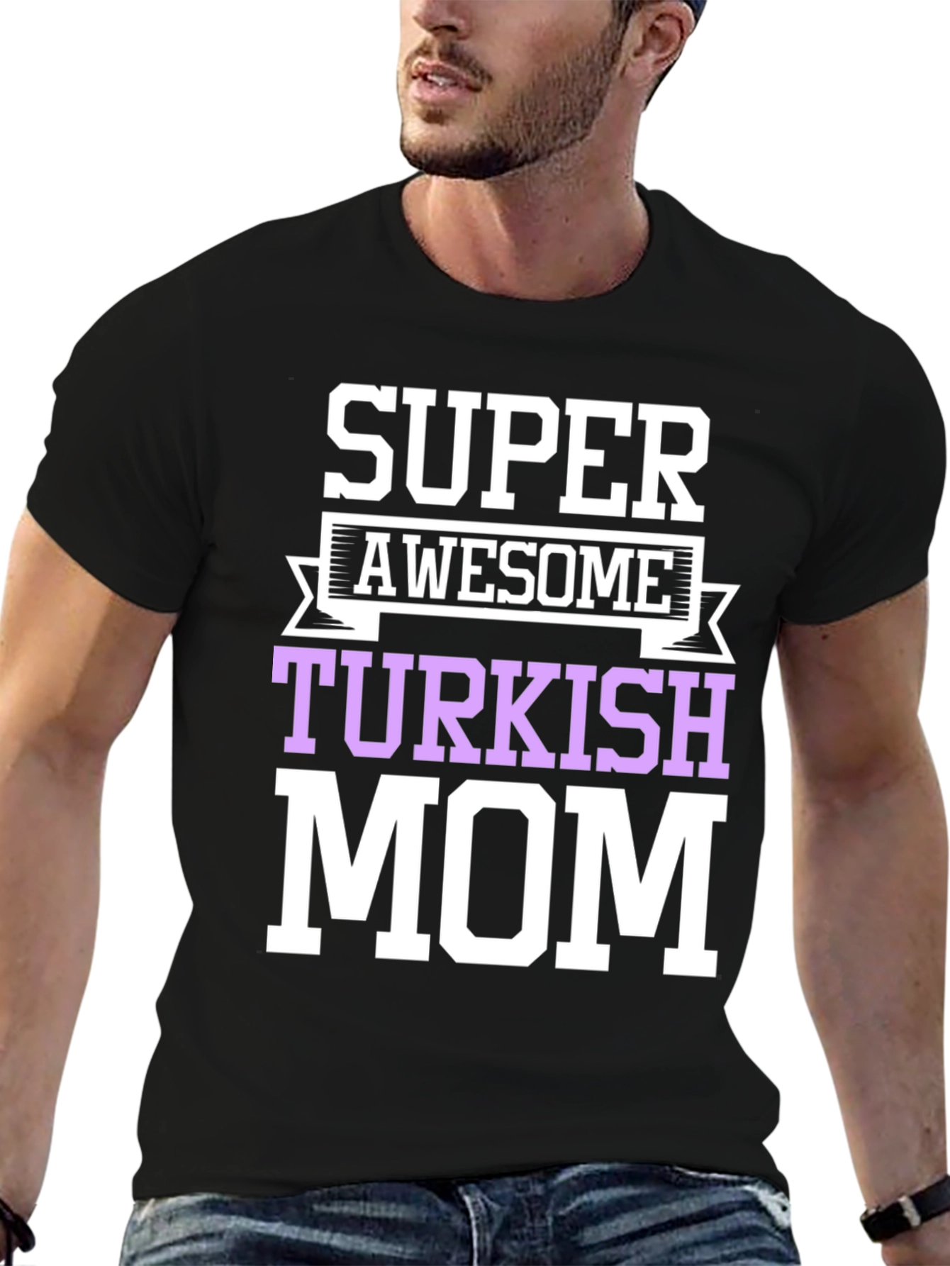 Super Awesome Turkish Mom Graphic Tee