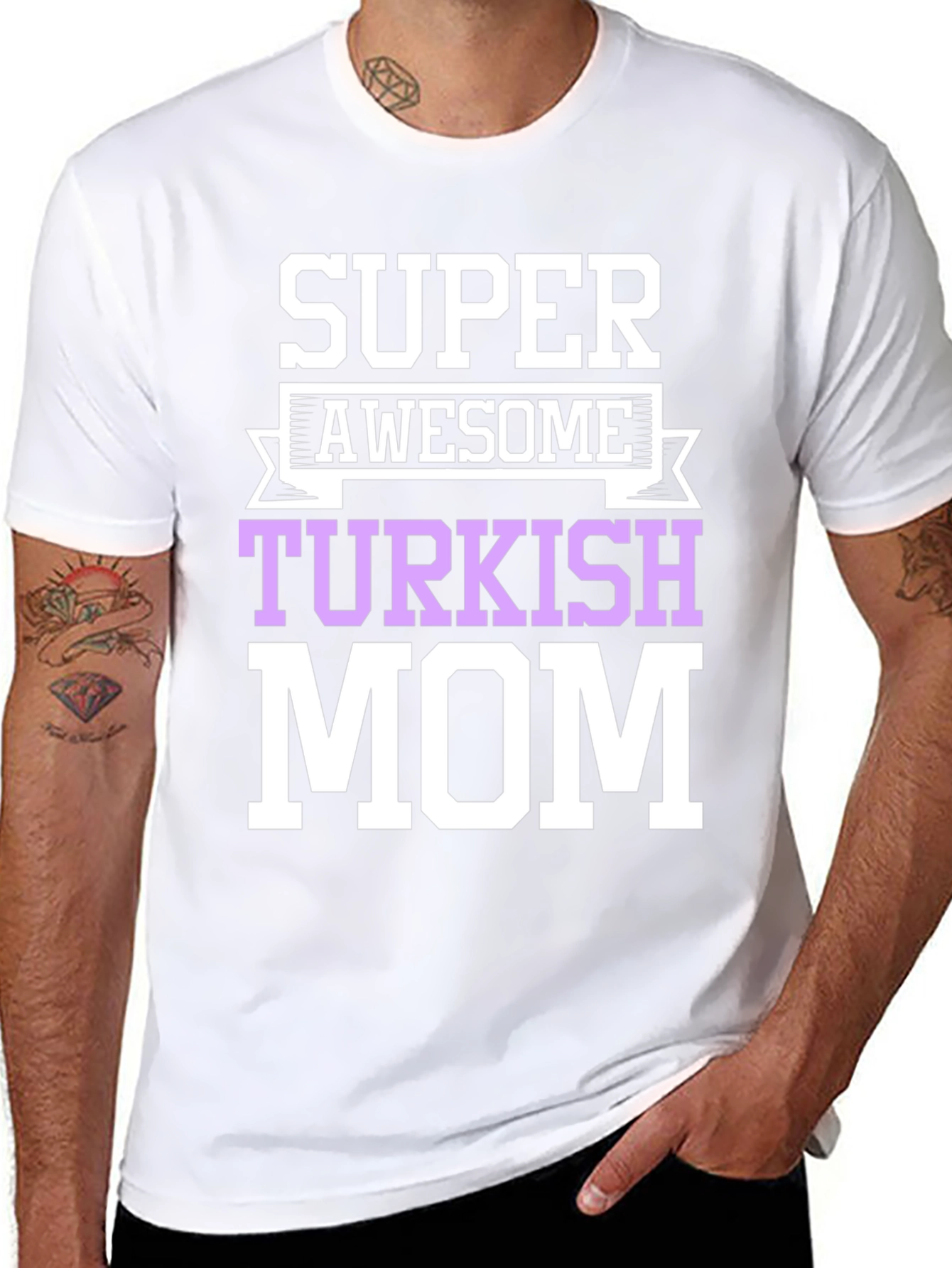 Super Awesome Turkish Mom Graphic Tee