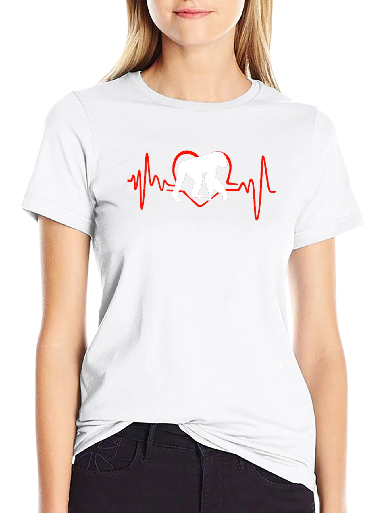 Heartbeat Gorilla Graphic Tee