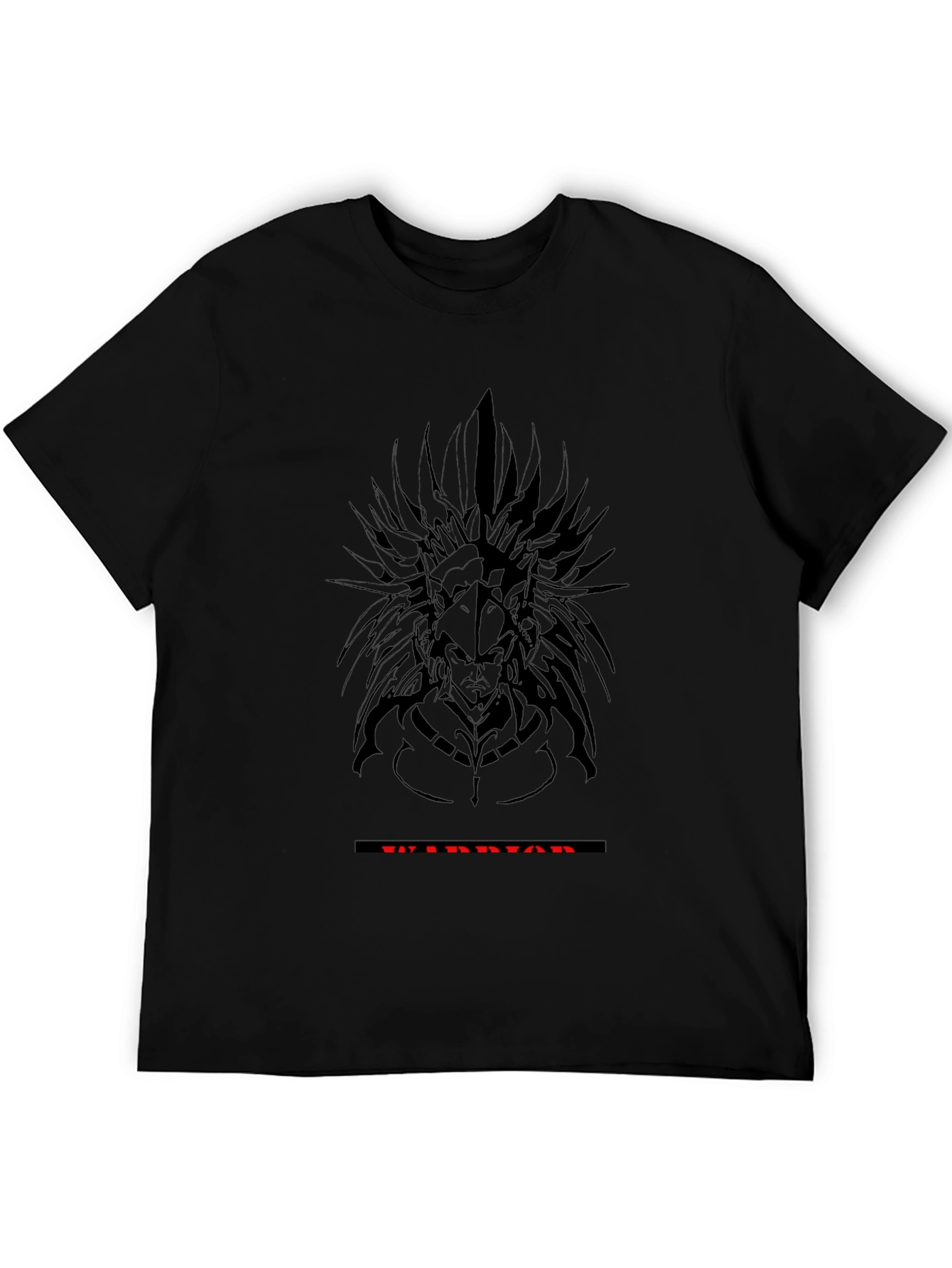 Warrior Graphic Black T-Shirt