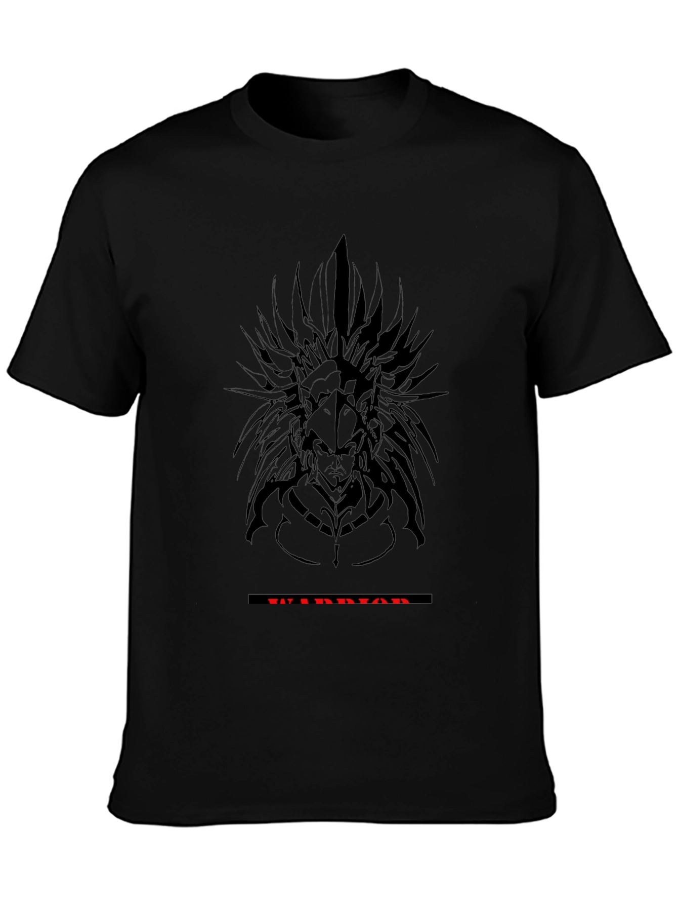 Warrior Graphic Black T-Shirt