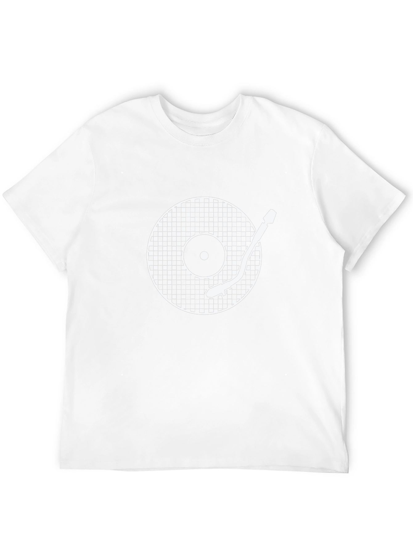 Retro Turntable Graphic Tee - Cool DJ Style