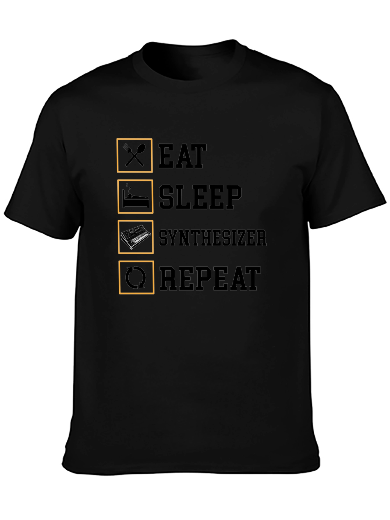 Eat Sleep Synthesizer Repeat T-Shirt