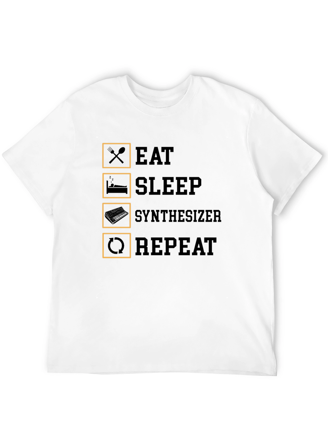 Eat Sleep Synthesizer Repeat T-Shirt