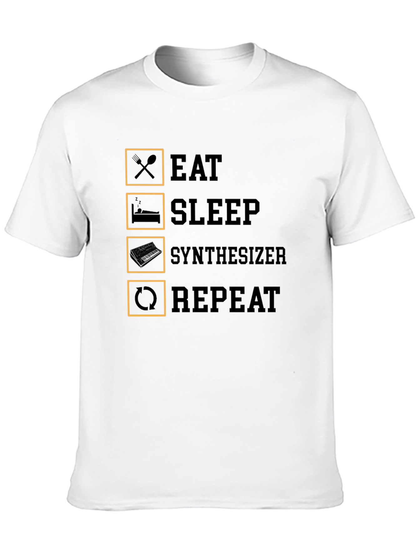 Eat Sleep Synthesizer Repeat T-Shirt