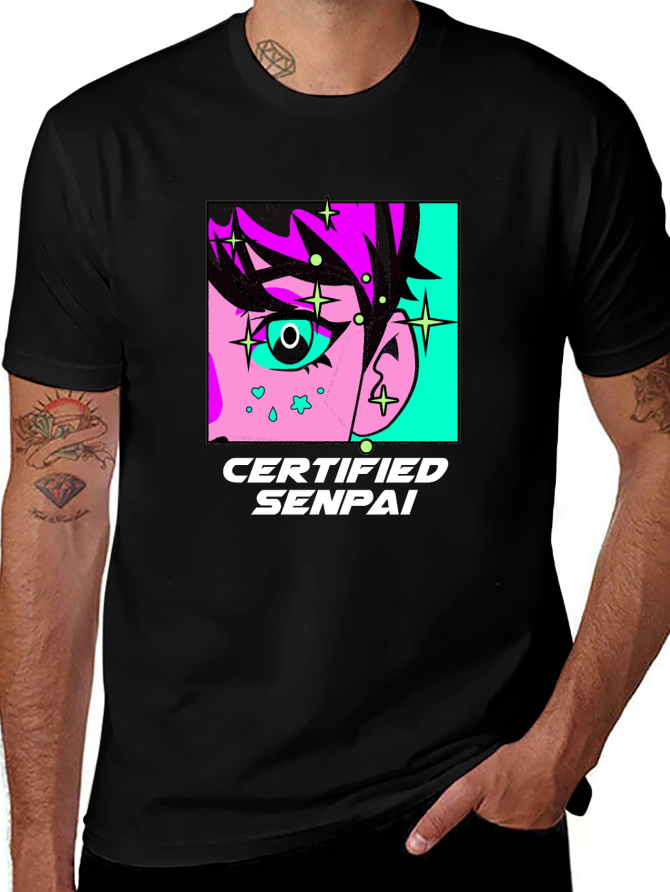 Certified Senpai Anime Graphic Tee