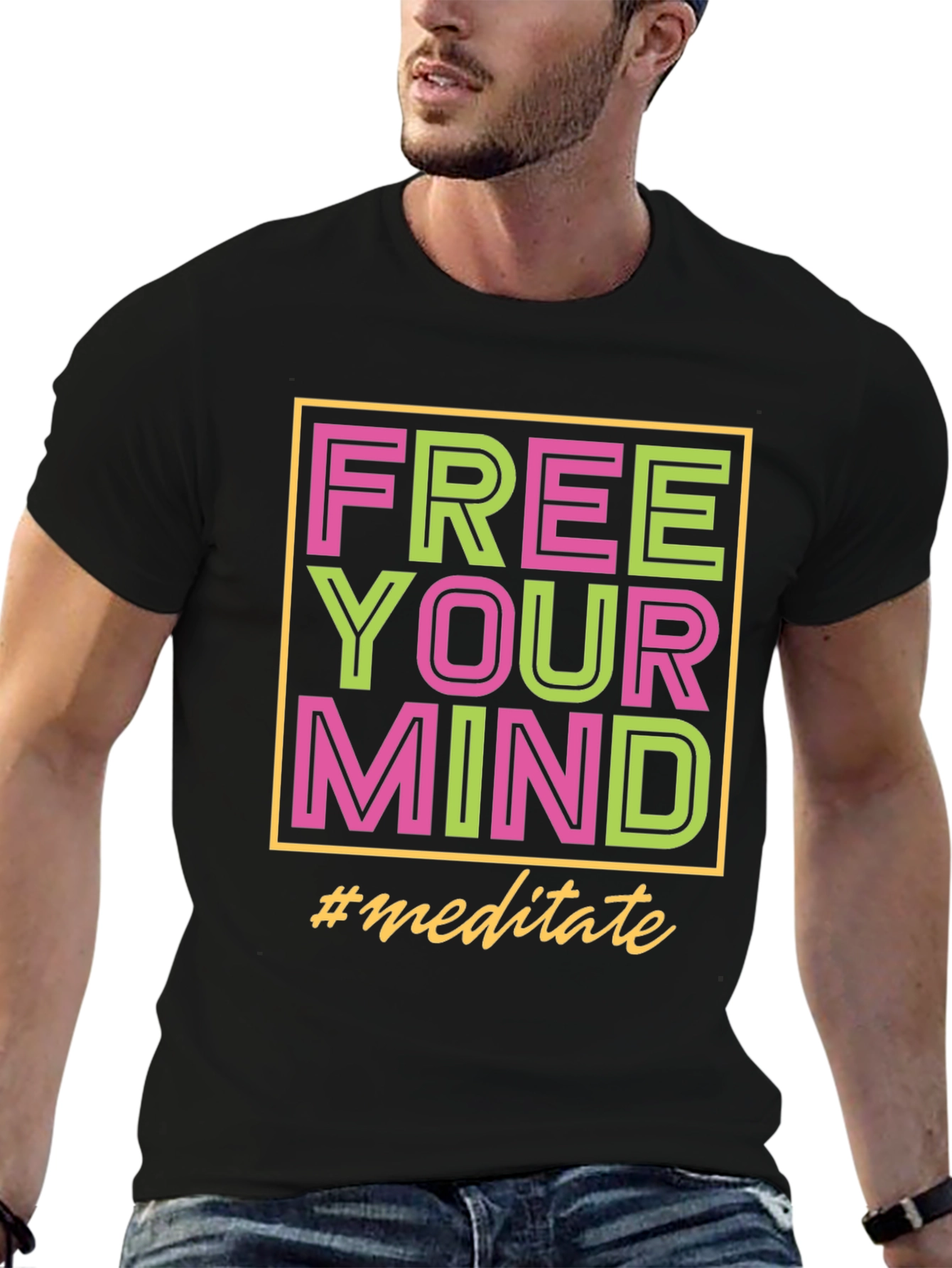 Free Your Mind T-Shirt - Meditate Tee
