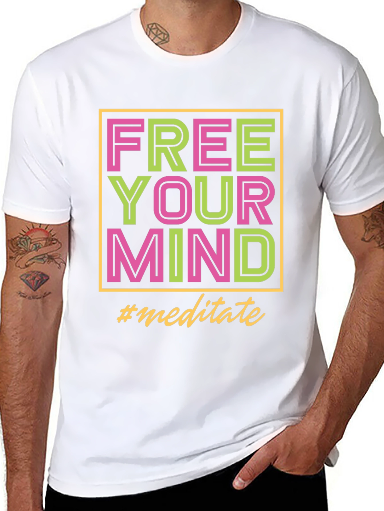 Free Your Mind T-Shirt - Meditate Tee