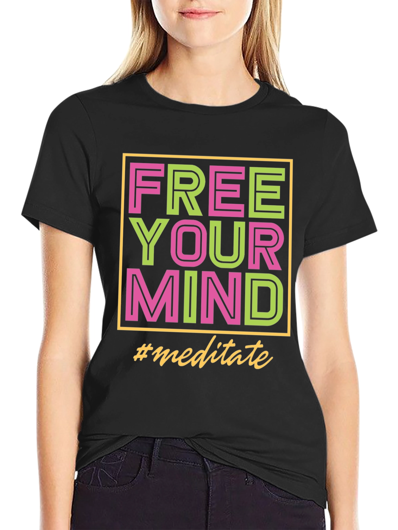 Free Your Mind T-Shirt - Meditate Tee