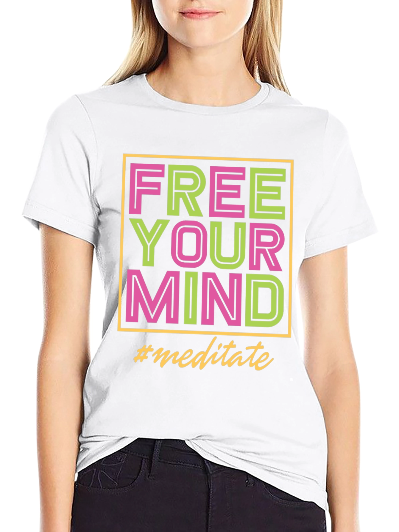 Free Your Mind T-Shirt - Meditate Tee