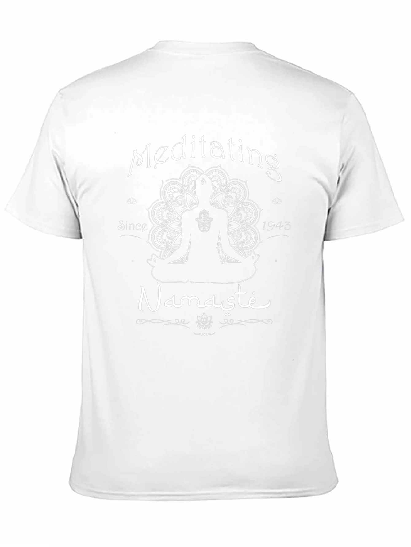 Meditating Namaste Graphic T-Shirt