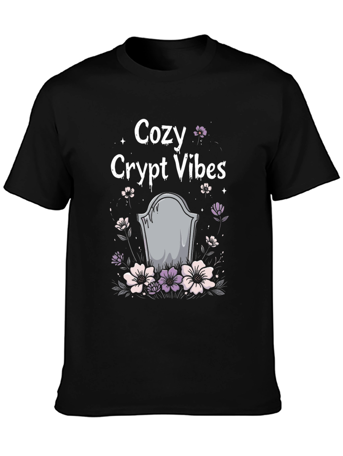 Cozy Crypt Vibes Graphic Tee