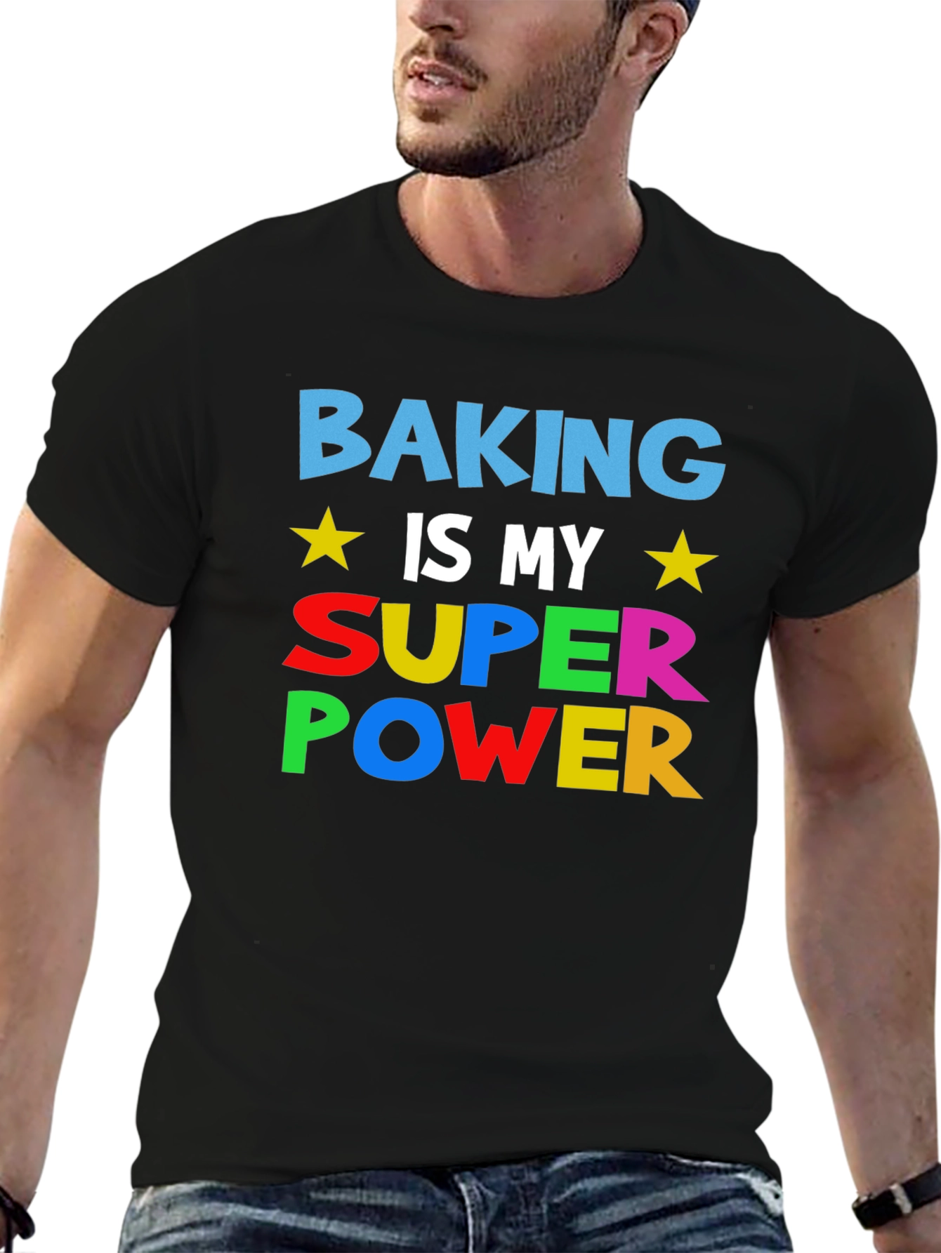 Baking is My Super Power Graphic T-Shirt
