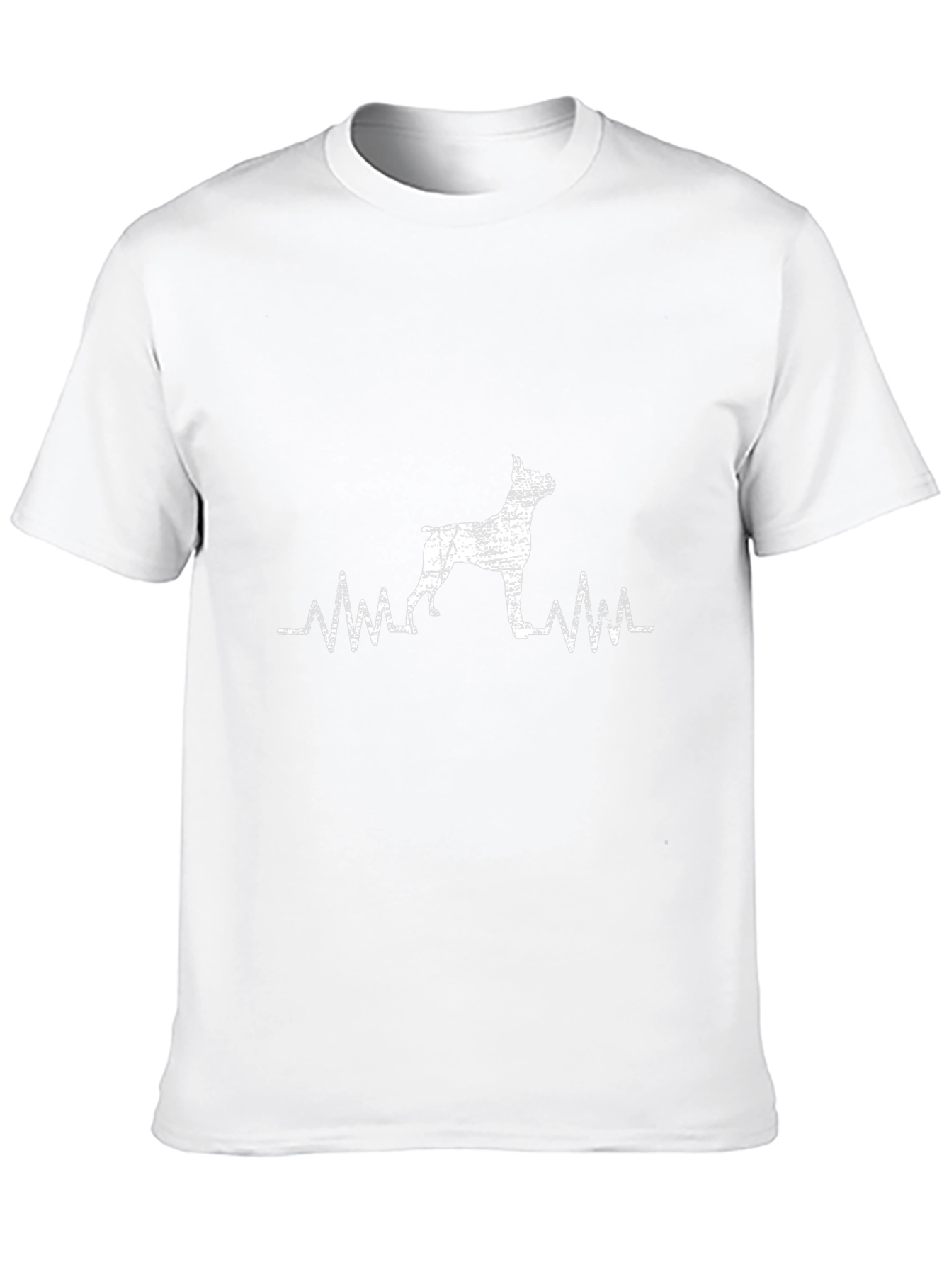 Dog Heartbeat T-Shirt - Black