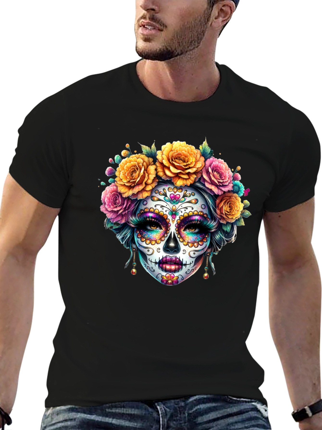 Day of the Dead Sugar Skull T-Shirt