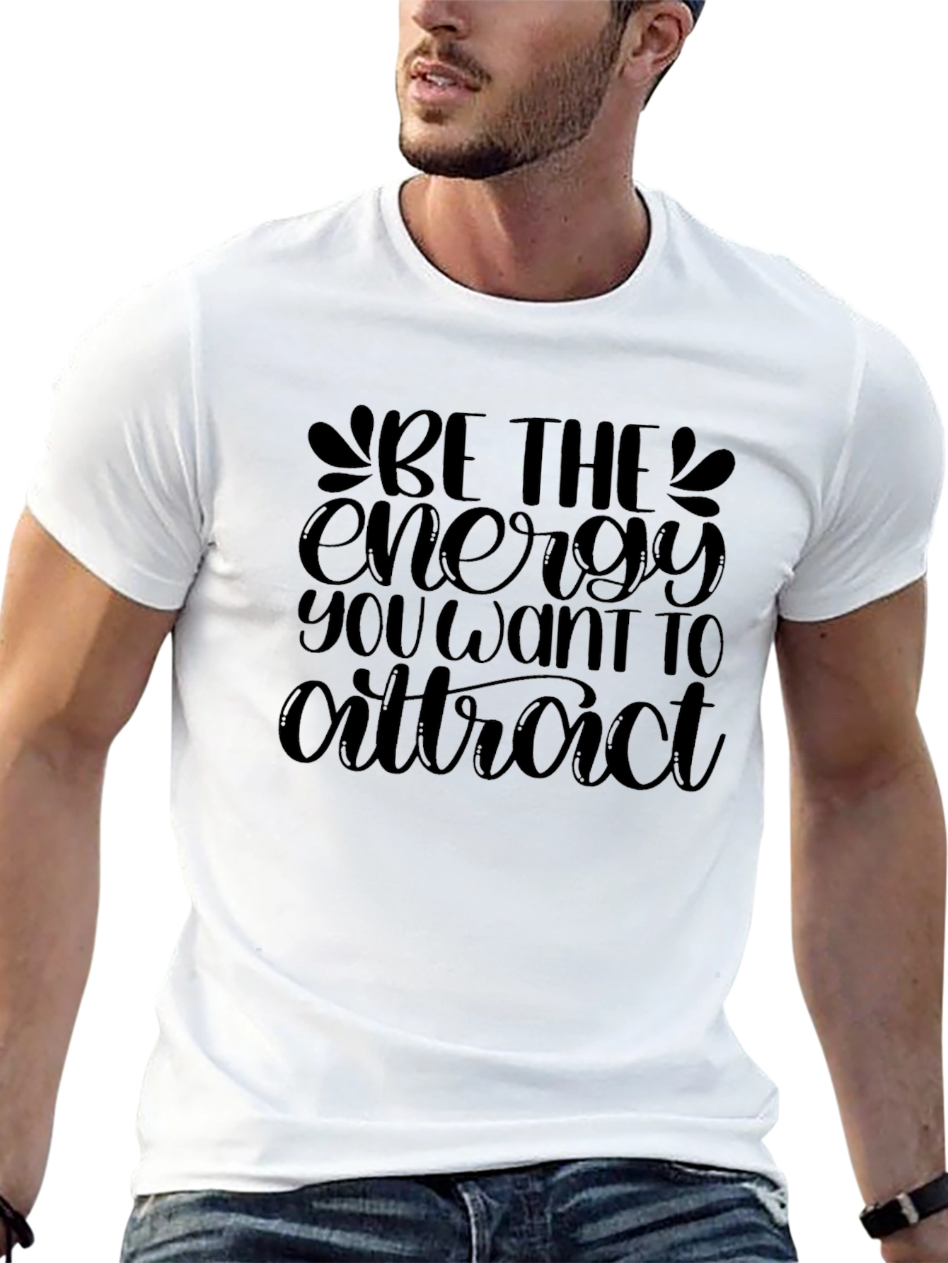 Motivational Be the Energy Black T-Shirt