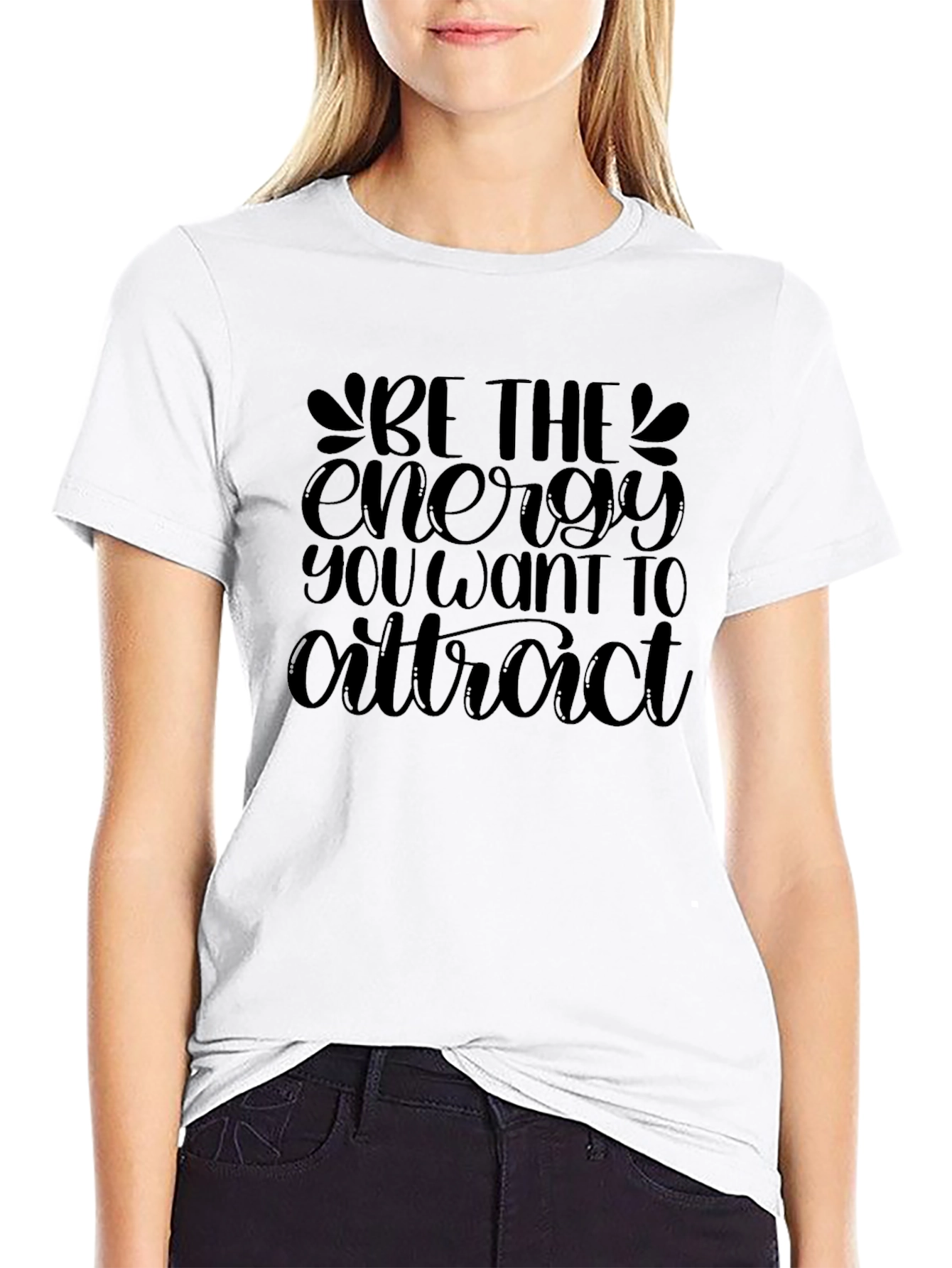 Motivational Be the Energy Black T-Shirt