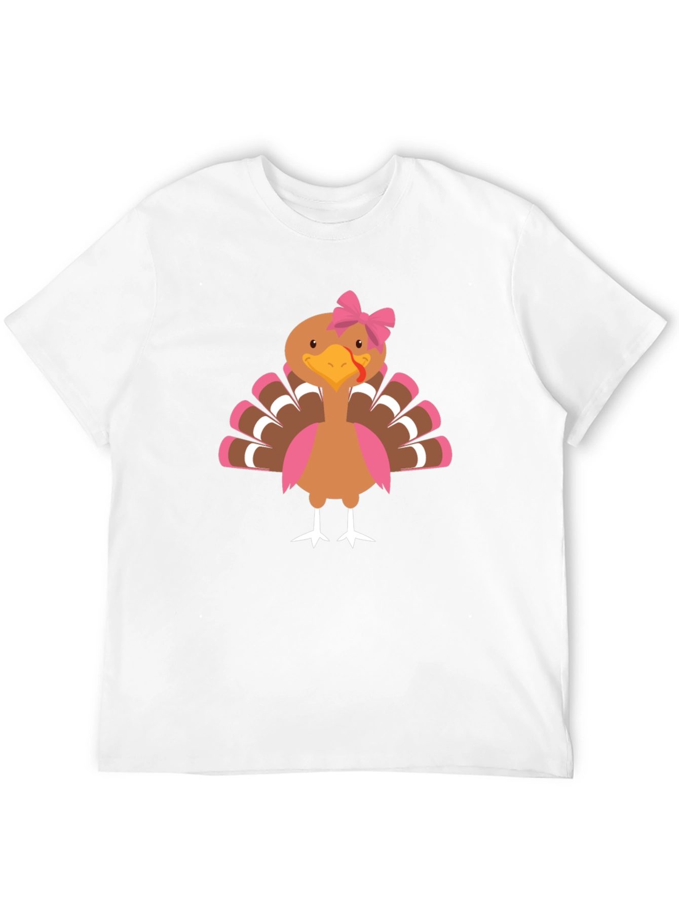 Festive Turkey Graphic Tee - Thanksgiving Apparel