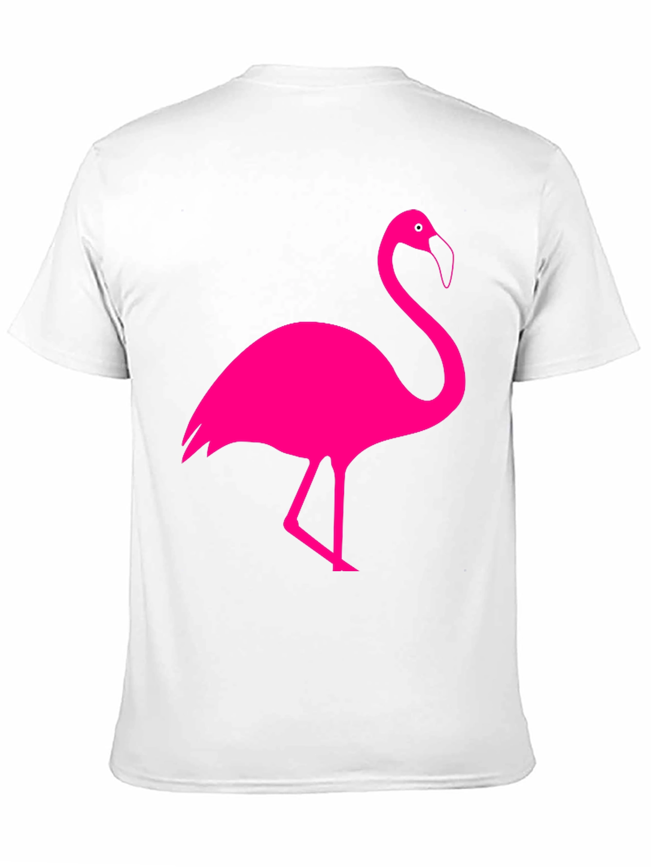 Pink Flamingo Black T-Shirt