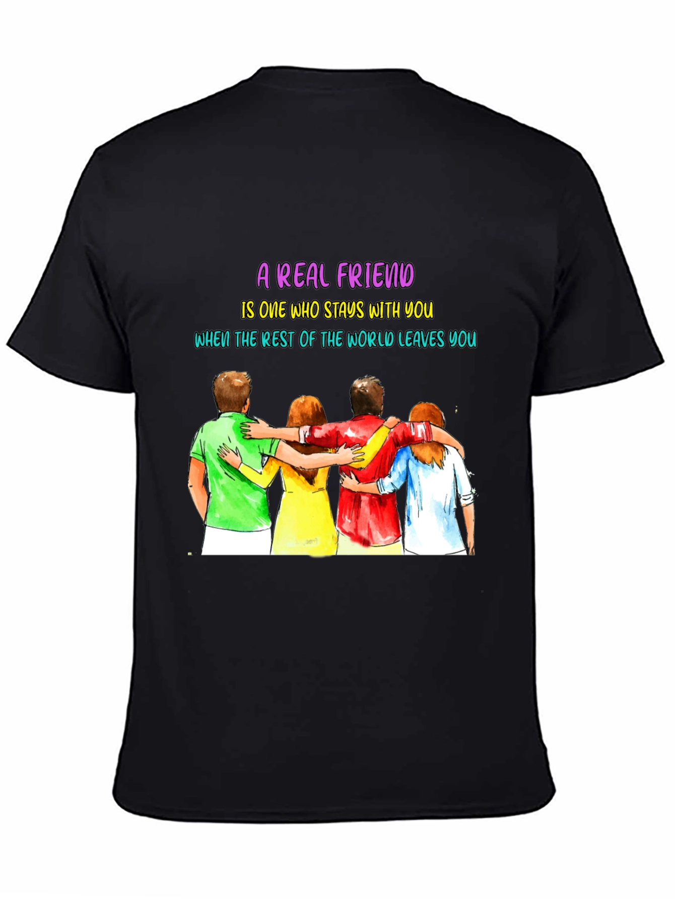 A Real Friend T-Shirt - Friendship Graphic Tee