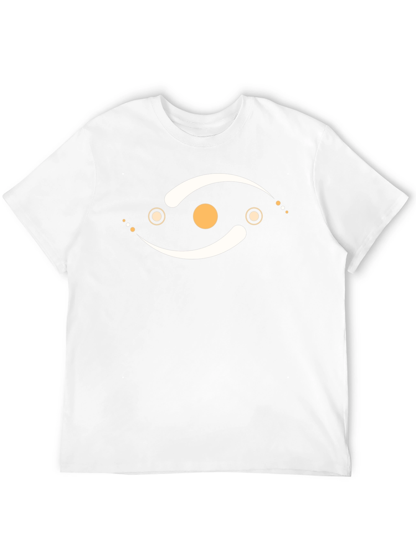 Abstract Eye Graphic Black T-Shirt