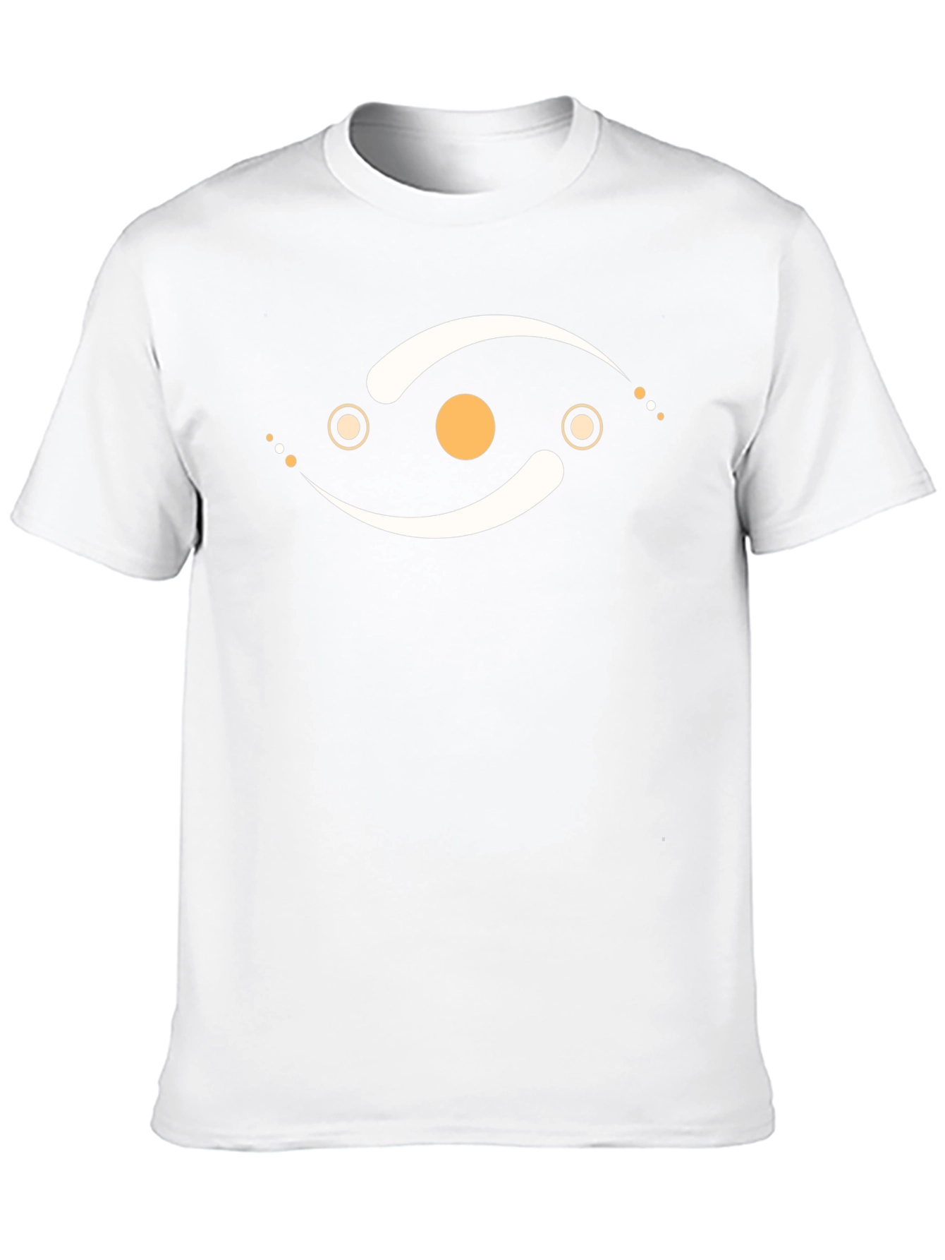 Abstract Eye Graphic Black T-Shirt