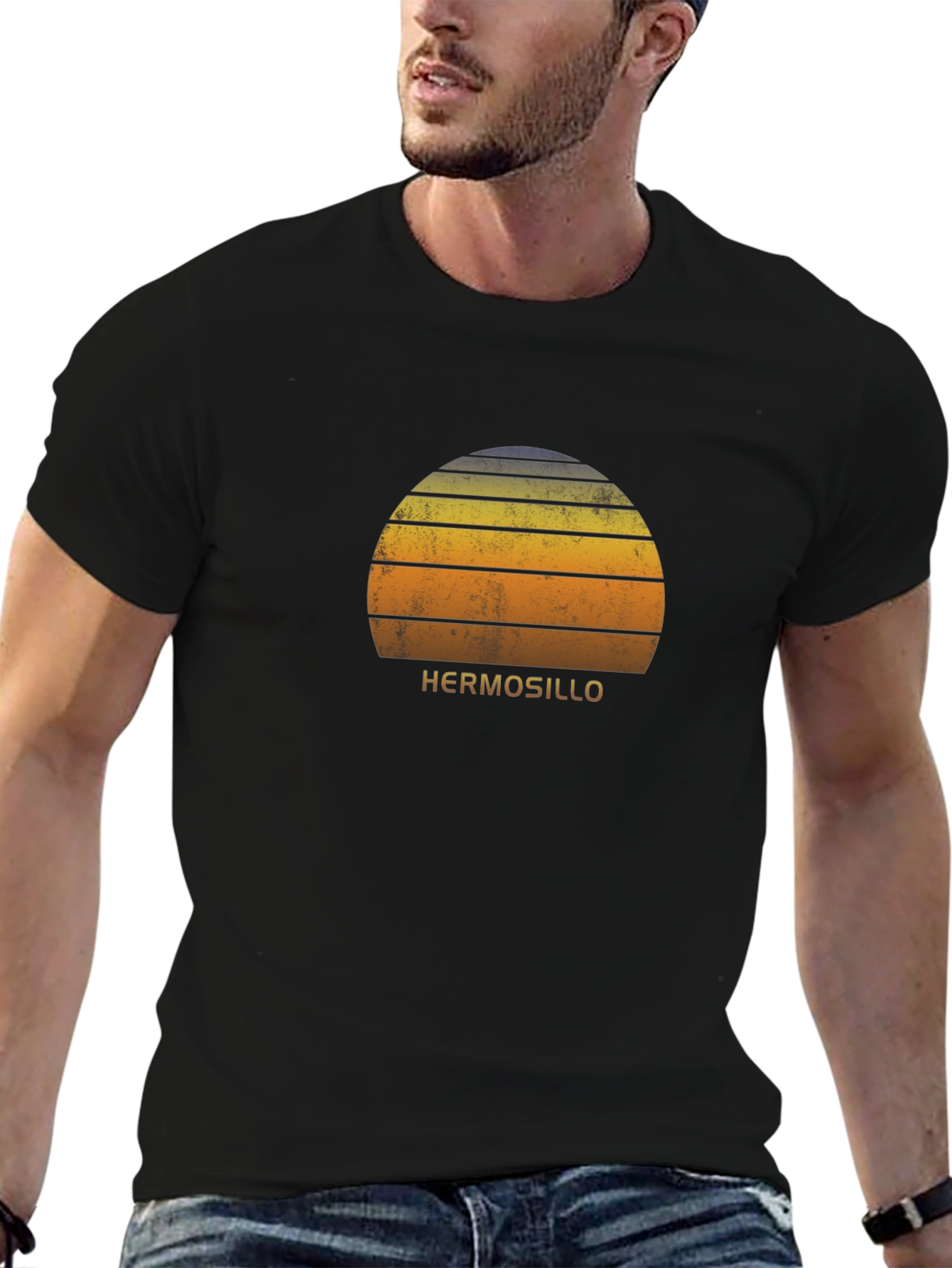 Hermosillo Sunset T-Shirt - Retro Graphic Tee
