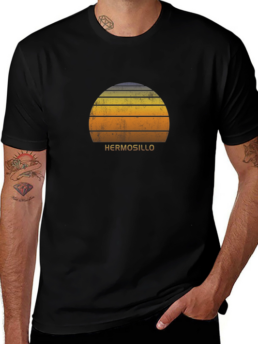 Hermosillo Sunset T-Shirt - Retro Graphic Tee