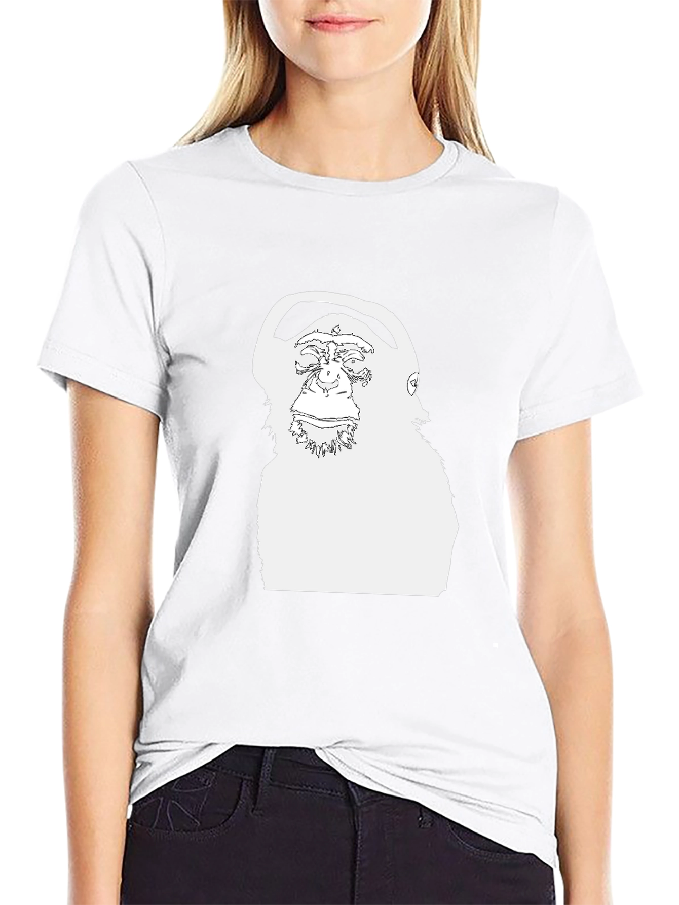 Chimpanzee Headphone Graphic Tee - Cool Casual Style