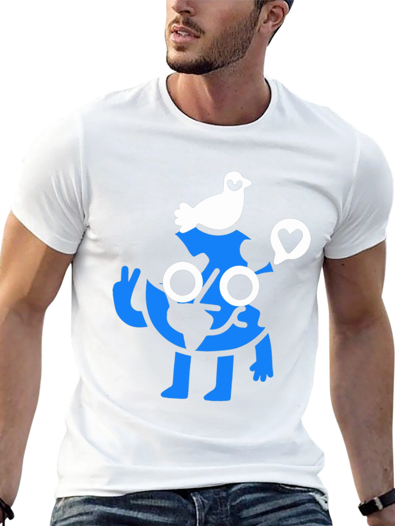 Peace Earth Graphic T-Shirt