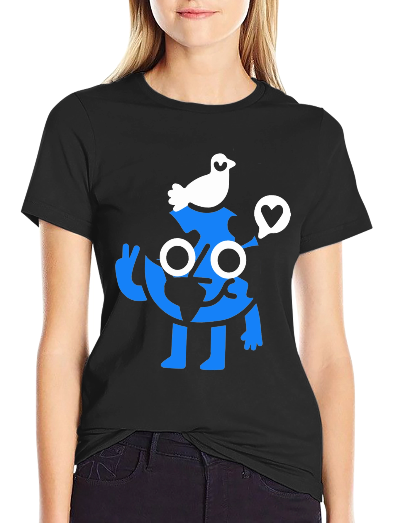 Peace Earth Graphic T-Shirt
