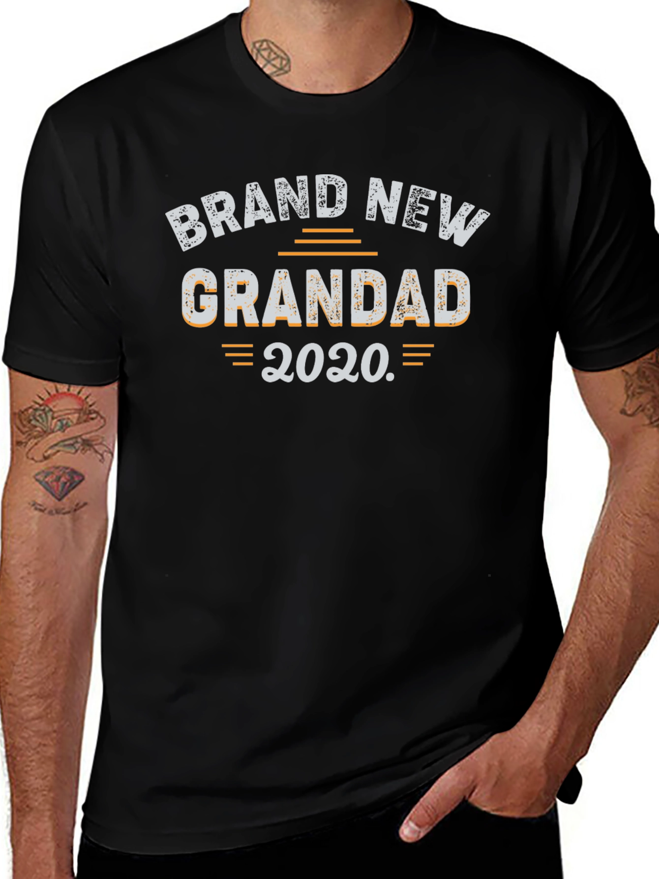Brand New Grandad 2020 Black T-Shirt