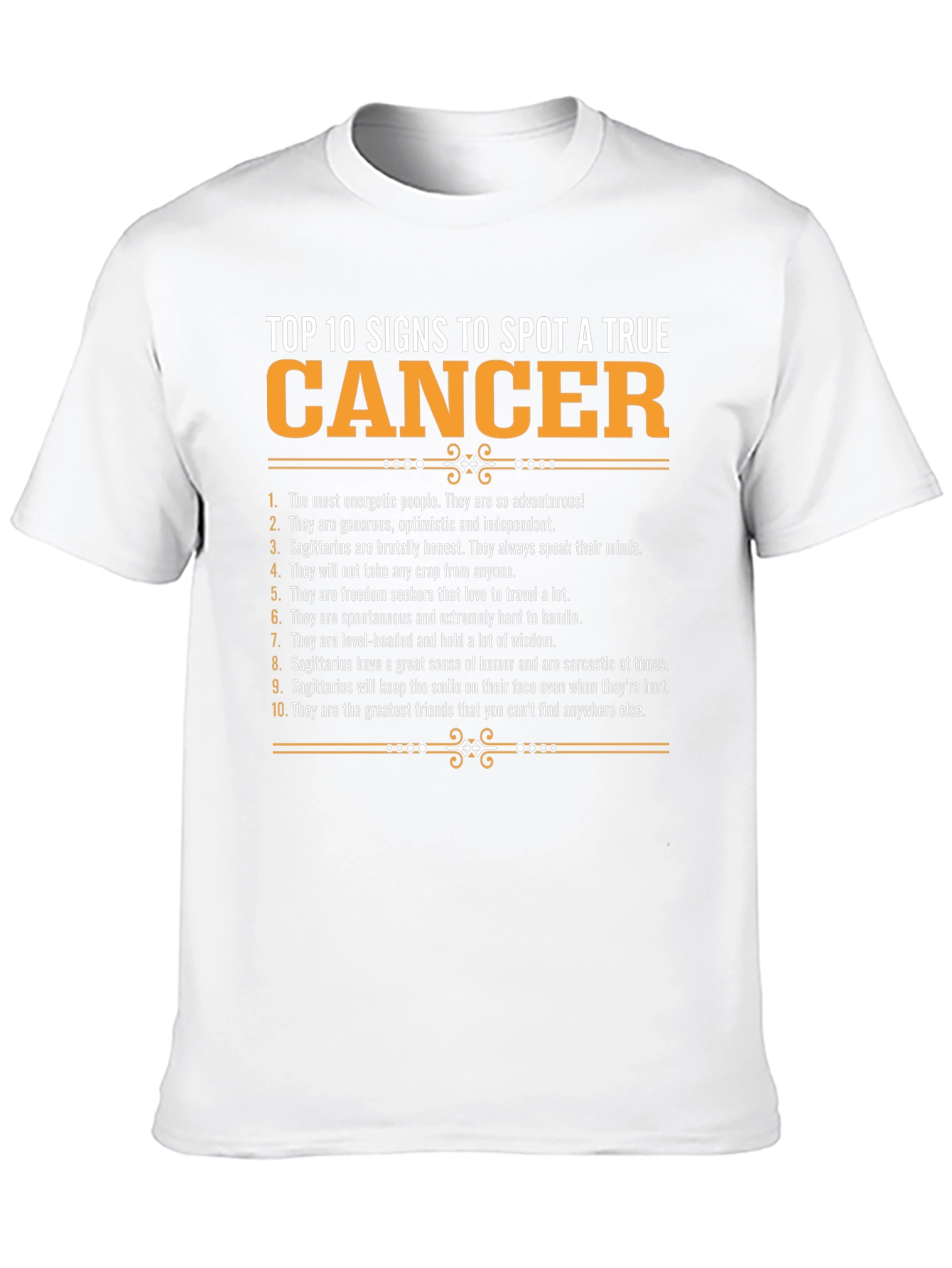 True Cancer Zodiac T-Shirt