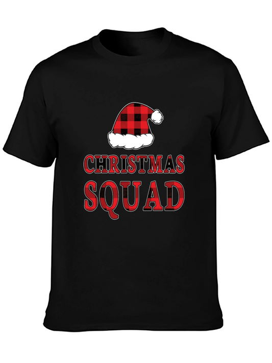 Christmas Squad T-Shirt - Red Plaid Holiday Tee