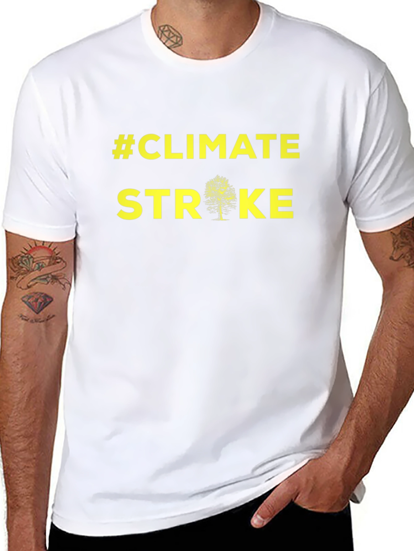 #Climate Strike Black T-Shirt