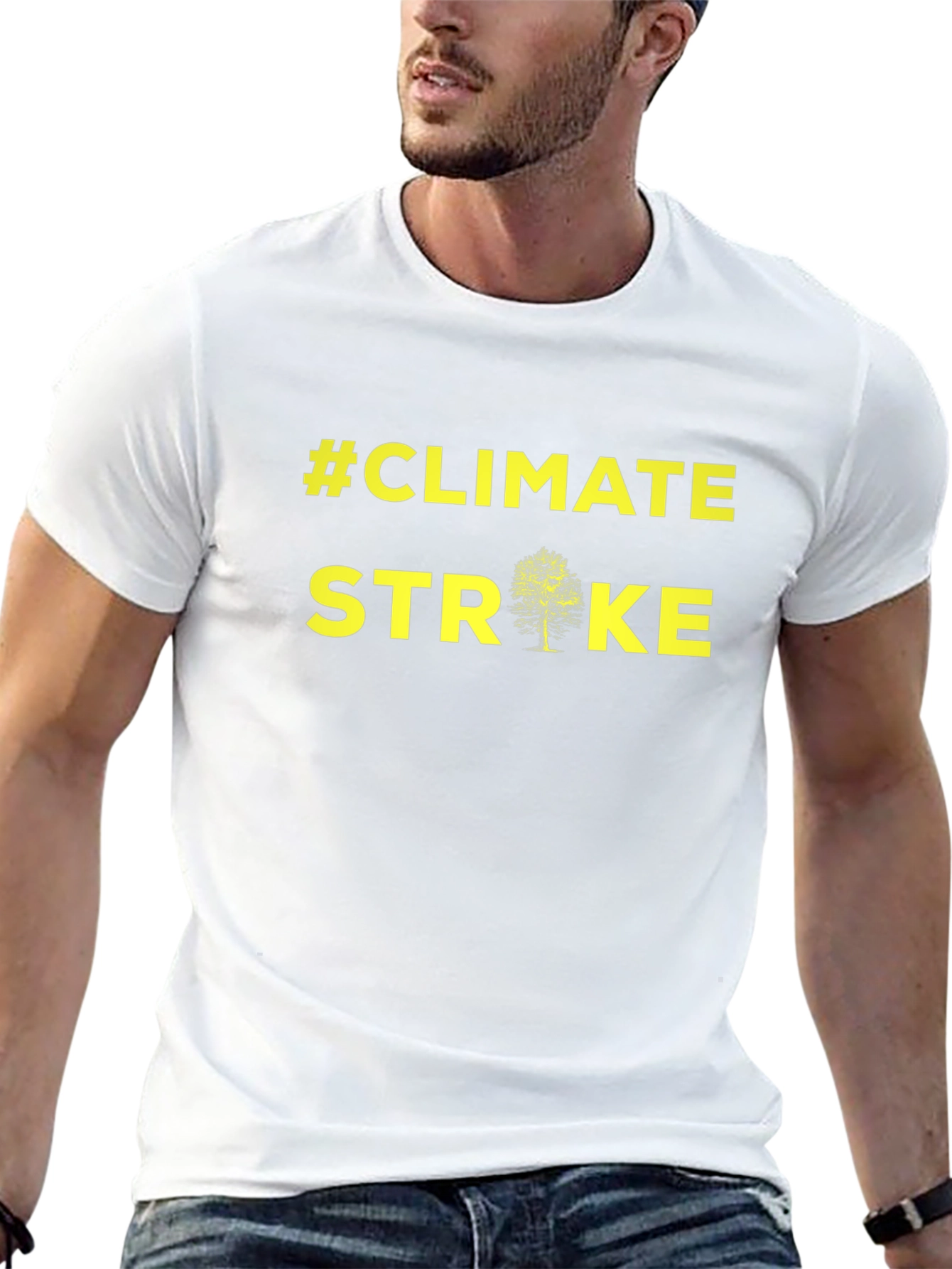 #Climate Strike Black T-Shirt