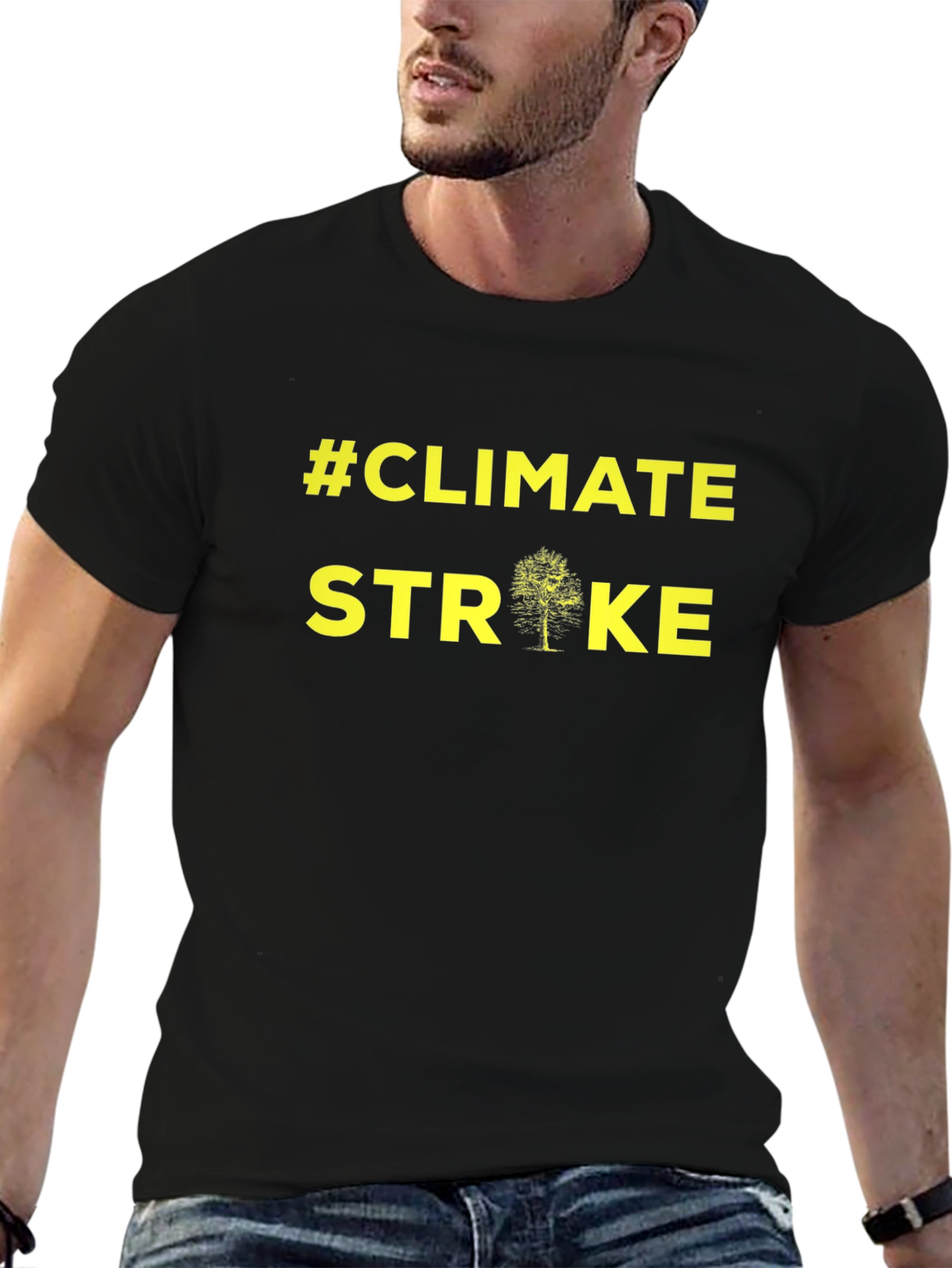 #Climate Strike Black T-Shirt