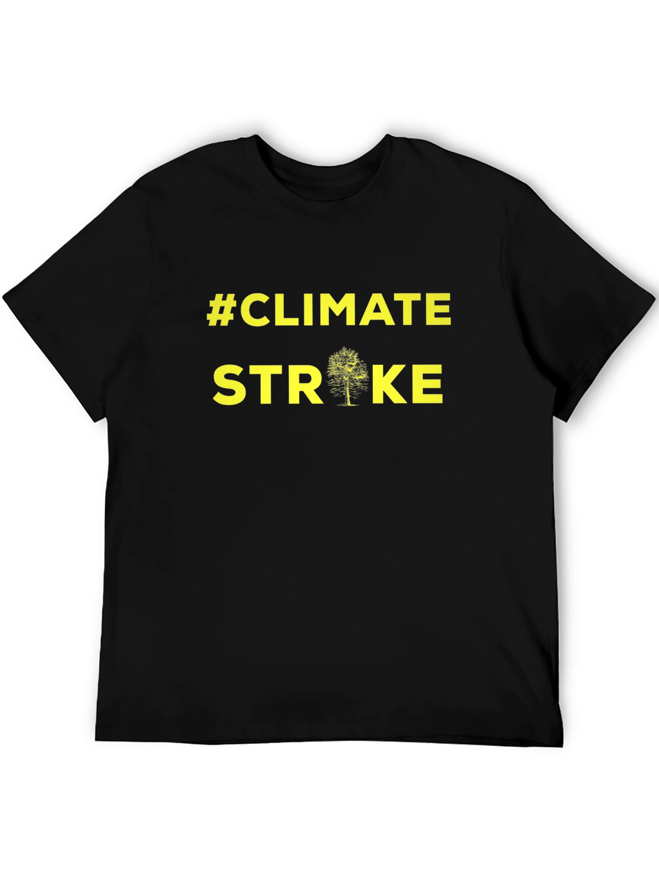 #Climate Strike Black T-Shirt