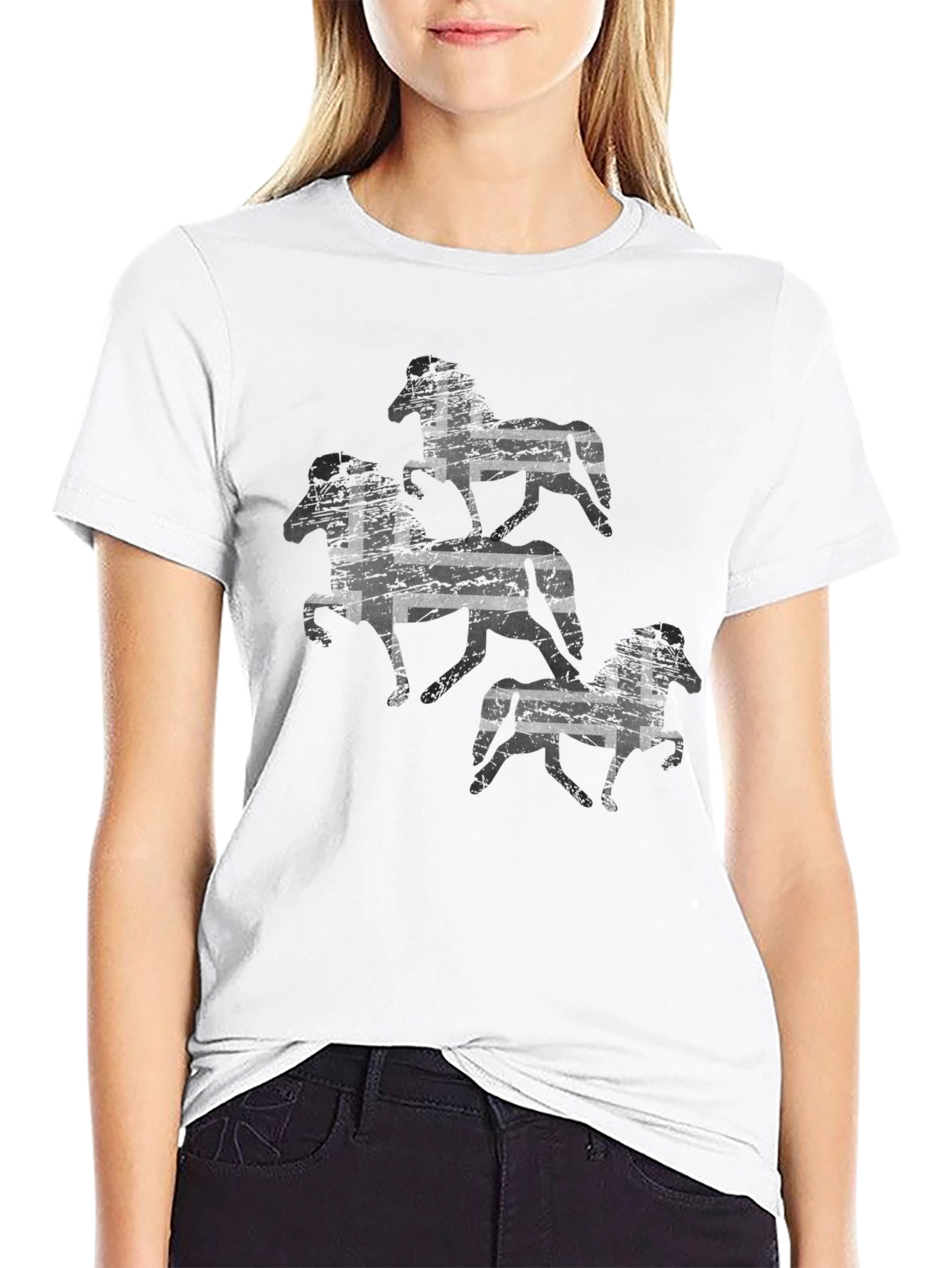 Icelandic Horse T-Shirt - Black