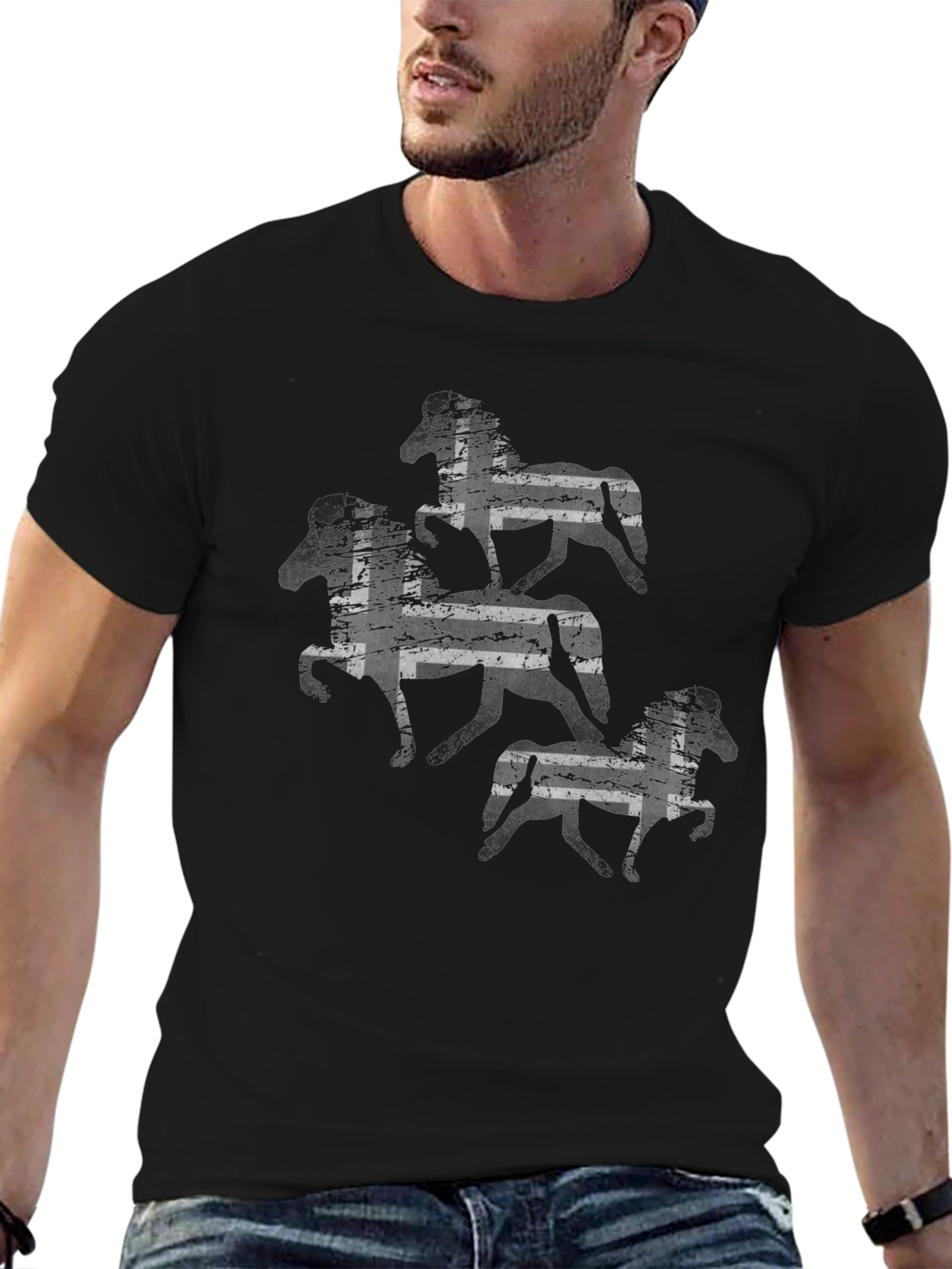 Icelandic Horse T-Shirt - Black