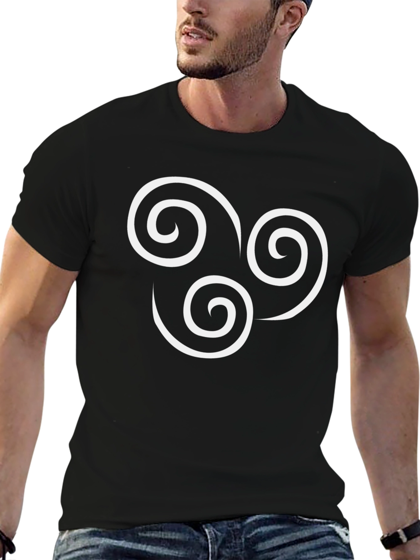 Air Nation Symbol T-Shirt - Black Cotton Tee