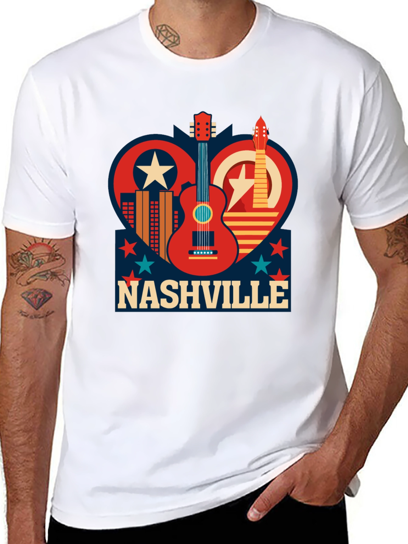 Nashville Graphic Tee - Music City Pride