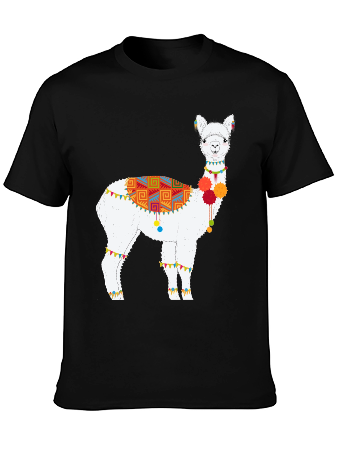 Novelty Alpaca Graphic Tee - Soft Cotton Comfort