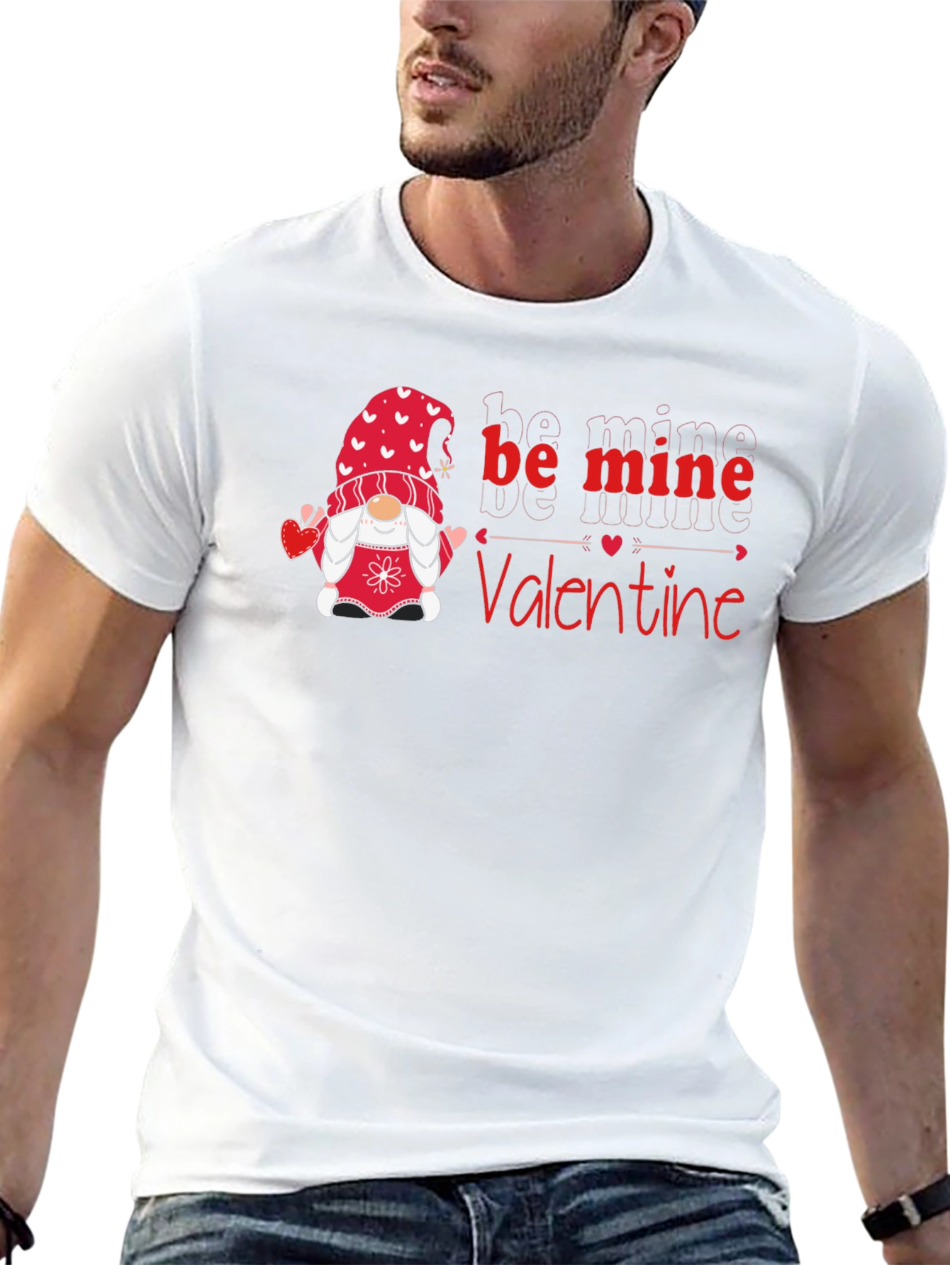 Be Mine Valentine Gnome T-Shirt