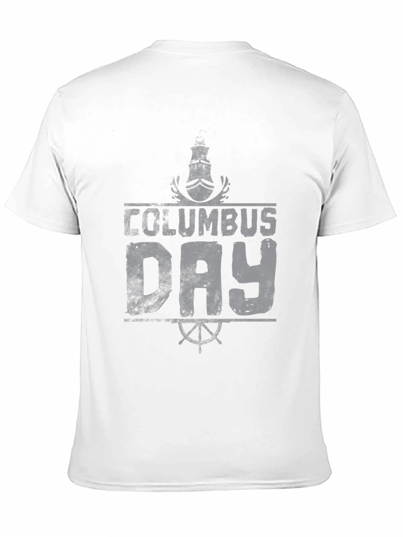 Columbus Day T-Shirt - Distressed Graphic Tee