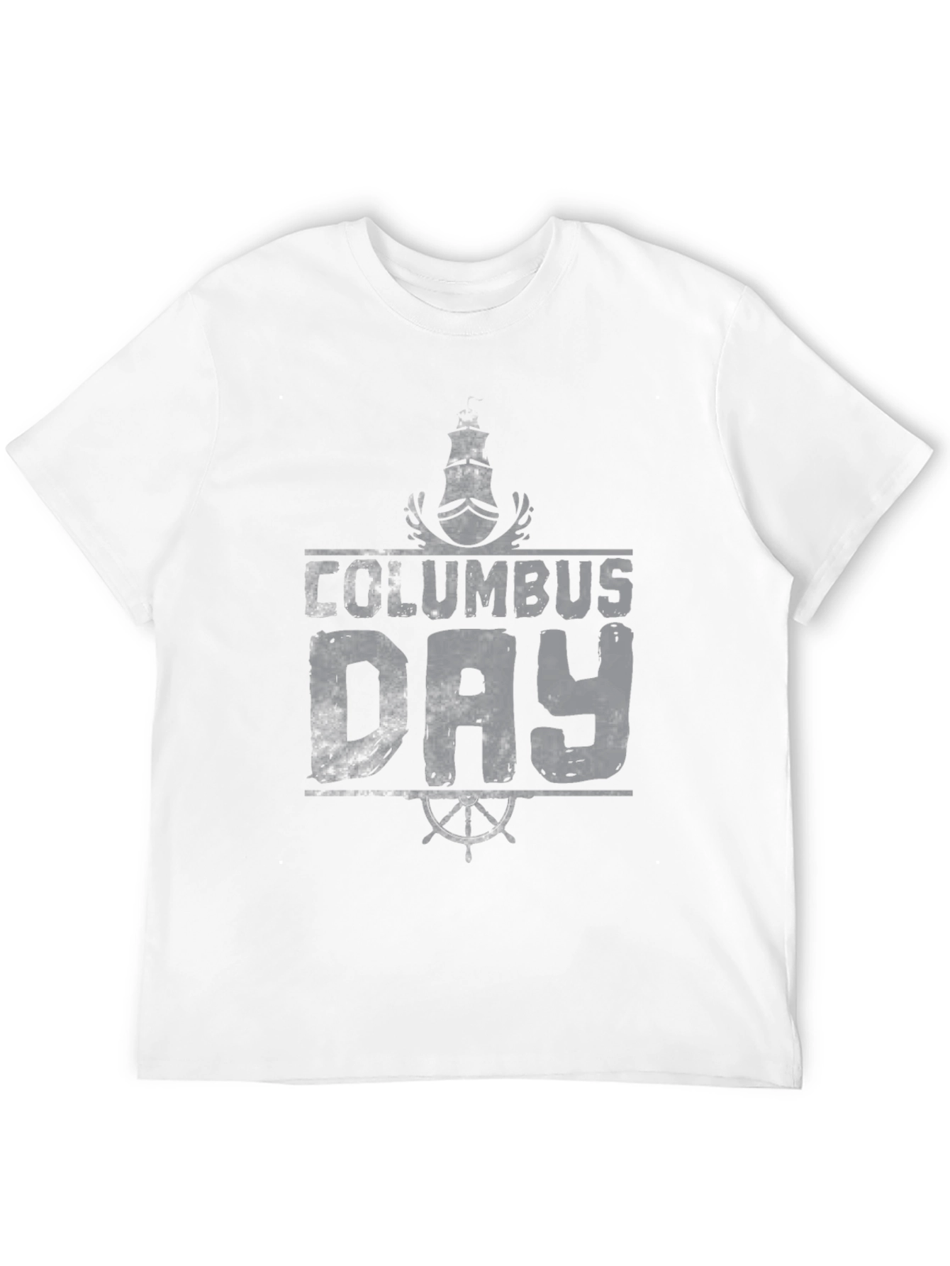Columbus Day T-Shirt - Distressed Graphic Tee