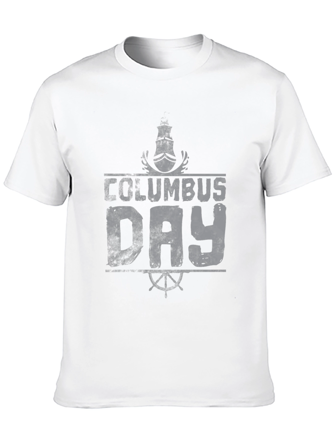 Columbus Day T-Shirt - Distressed Graphic Tee
