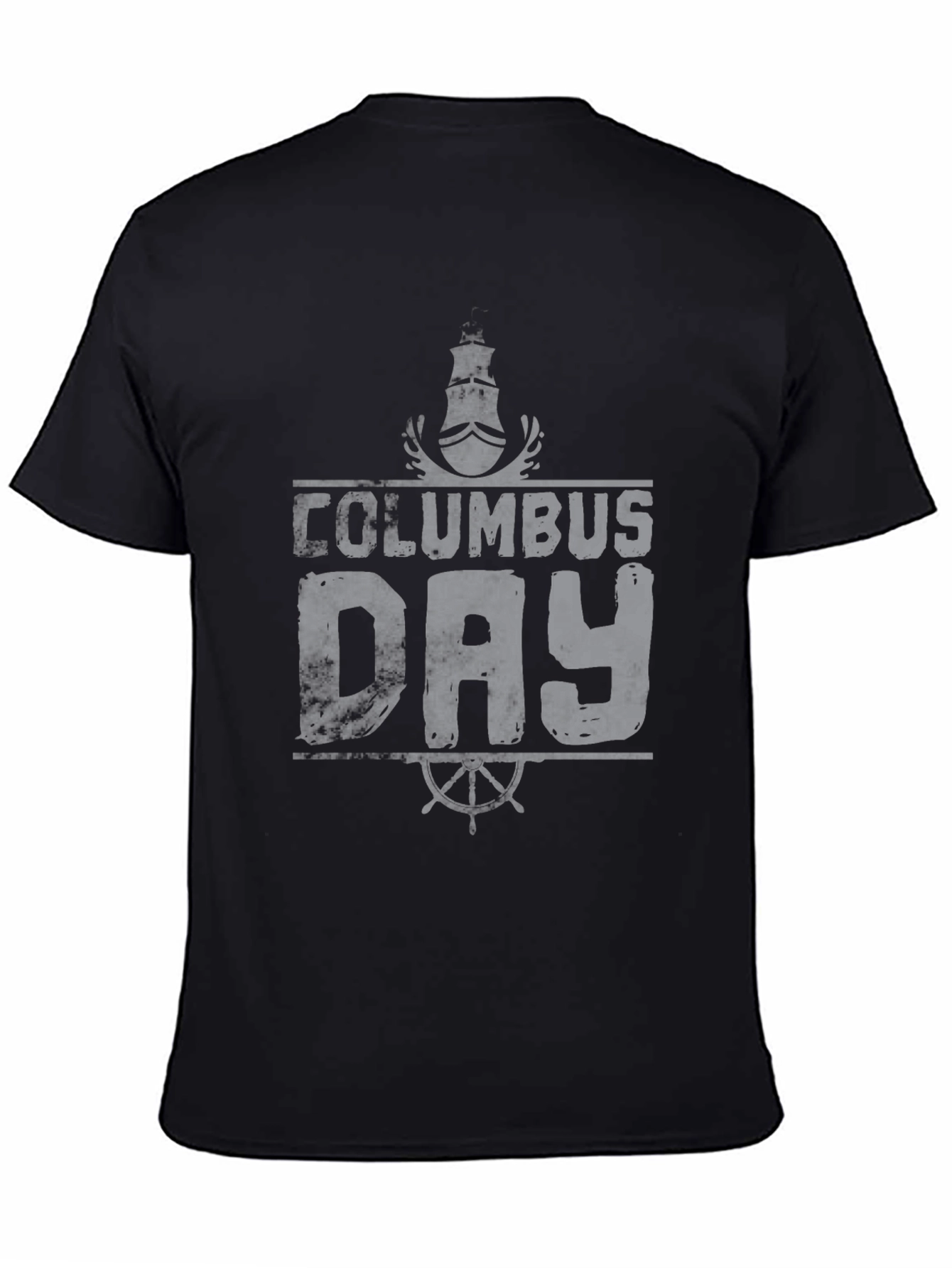 Columbus Day T-Shirt - Distressed Graphic Tee